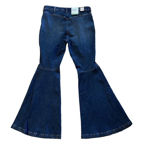 Wrangler Retro Jeans Victoria High Rise Flare Denim Jeans 112321422 NWT 31 X 34 - Picture 9 of 13